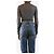 Loewe Graues Cropped-Poloshirt - Größe XS - Ansicht 2