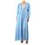 Melissa Odabash Blauer Farrah Kaftan - Größe M