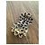 Chanel Blumenbrosche aus goldfarbenem Metall und Harz Braun Schwarz Gold hardware - Ansicht 7
