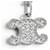 Céline Collana Triomphe Rhinestone Celine Argento  - vista 1