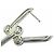 Tiffany & Co Orecchini a lobo Tiffany HardWear Graduated Link Argento - vista 4