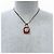 Collana con pendente motivo profumo con strass Coco Mark CHANEL A22C Rosa D'oro - vista 3