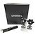 Orecchini Chanel Vintage 02A Camellia Coco Mark con strass Nero - vista 2
