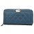 Chanel Boy Long Wallet in Navy Marineblau
