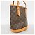 Borsa Tote Louis Vuitton Monogram Bucket PM Marrone - vista 2