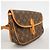 Borsa a Spalla Louis Vuitton Monogram Gibeciere PM Marrone - vista 2