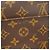 Borsa a Spalla Louis Vuitton Monogram Gibeciere PM Marrone - vista 9