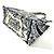 Borsa Tote Christian Dior Medium Toile de Jouy Blu navy - vista 4