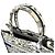 Borsa Tote Christian Dior Medium Toile de Jouy Blu navy - vista 5