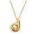 Collana in metallo dorato Louis Vuitton D'oro