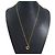 Collana in metallo dorato Louis Vuitton D'oro - vista 10