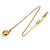 Collana in metallo dorato Louis Vuitton D'oro - vista 9