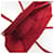 Céline Bolsa Celine Luggage Micro Shopper em vermelho - vista 3