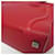 Céline Bolsa Celine Luggage Micro Shopper em vermelho - vista 6