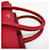 Céline Bolsa Celine Luggage Micro Shopper em vermelho - vista 7