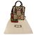 Borsa Gucci Jumbo GG Mini Beige Marrone scuro - vista 2