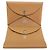 Hermès Tarjetero de piel Swift estampada Hermes Calvi Duo Multicolor Marrón claro - vista 3
