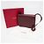 Borsa a tracolla Cartier Must in pelle e scamosciato Bordeaux Bordò - vista 2