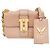 Borsa a Spalla con Catena Valentino Garavani Rockstud Beige