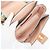 Borsa a Spalla con Catena Valentino Garavani Rockstud Beige - vista 3