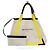 Borsa Balenciaga Navy Cabas M Blu Notte Nero Giallo Bianco sporco
