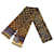 Sciarpa in seta Monogram Louis Vuitton Marrone Blu navy  - vista 1