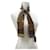 Sciarpa in seta Monogram Louis Vuitton Marrone Blu navy  - vista 6