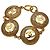 Bracciale con charm Chanel in oro D'oro