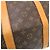 Borsa Boston Louis Vuitton Keepall 50 Monogram Marrone - vista 9