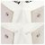 Borsa Tote in Mesh e Pelle Balenciaga Duty Free Bianco - vista 4