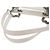 Borsa Tote in Mesh e Pelle Balenciaga Duty Free Bianco - vista 7