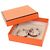 Hermès Orecchini Hermes Olympe Veau Epsom Gold Silver Hardware D'oro - vista 2
