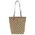 Gucci GG Canvas Leder Tote Bag Beige - Ansicht 2