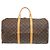 Borsa Boston Louis Vuitton Keepall 50 Monogram Marrone