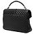 Borsa Saint Laurent YSL Logo V-Stitch Nero - vista 2