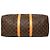 Louis Vuitton Marrone Monogram Keepall 45 - vista 3