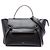 Céline Borsa Belt in pelle di vitello liscia nera mini Celine Nero