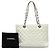 Tote Grand Shopping in Caviar Bianco Chanel Crudo - vista 6