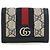 Cartera Compacta Gucci Beige GG Supreme Web Ophidia