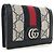 Cartera Compacta Gucci Beige GG Supreme Web Ophidia - vista 10
