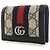 Cartera Compacta Gucci Beige GG Supreme Web Ophidia - vista 11