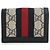 Cartera Compacta Gucci Beige GG Supreme Web Ophidia - vista 2