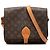 Louis Vuitton Marrone Monogram Cartouchiere GM