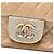 Chanel Gold Small Quilted Iridescent Lambskin Pearl CC Crystal Flap D'oro - vista 6