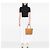 Tote in pelle marrone Burberry Caramello - vista 6