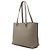 Tote Prada Marrone Vitello Daino Canapa Logo Taupe - vista 2