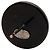 Orecchini a bottone Chanel Black CC in resina e strass Nero - vista 3