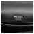 Prada Black Nappa Gaufre Chain Flap Nero - vista 5