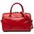 Saint Laurent Red Baby Leather Classic Duffle Satchel Tasche