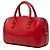 Saint Laurent Red Baby Leather Classic Duffle Satchel Tasche - Ansicht 2